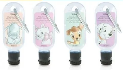 Porte clef gel desinfactant