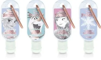 Porte clef gel desinfactant