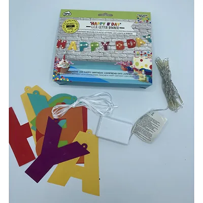 LED birthday banner