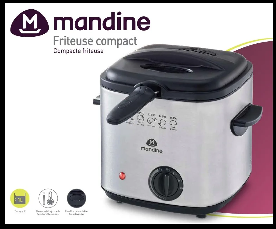 Friteuse compacte