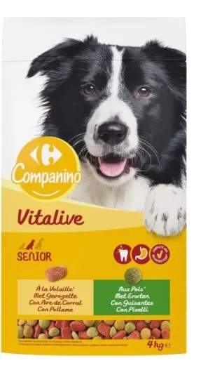Gamme croquettes chiens companino vitalive