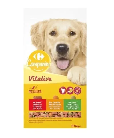 Gamme croquettes chiens companino vitalive