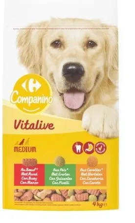 Gamme croquettes chiens companino vitalive