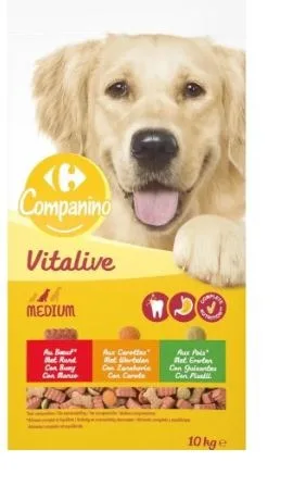 Gamme croquettes chiens companino vitalive
