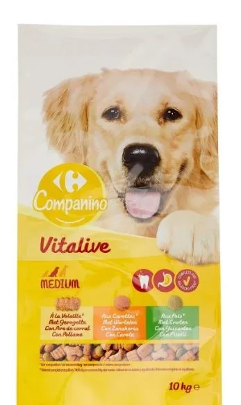 Gamme croquettes chiens companino vitalive