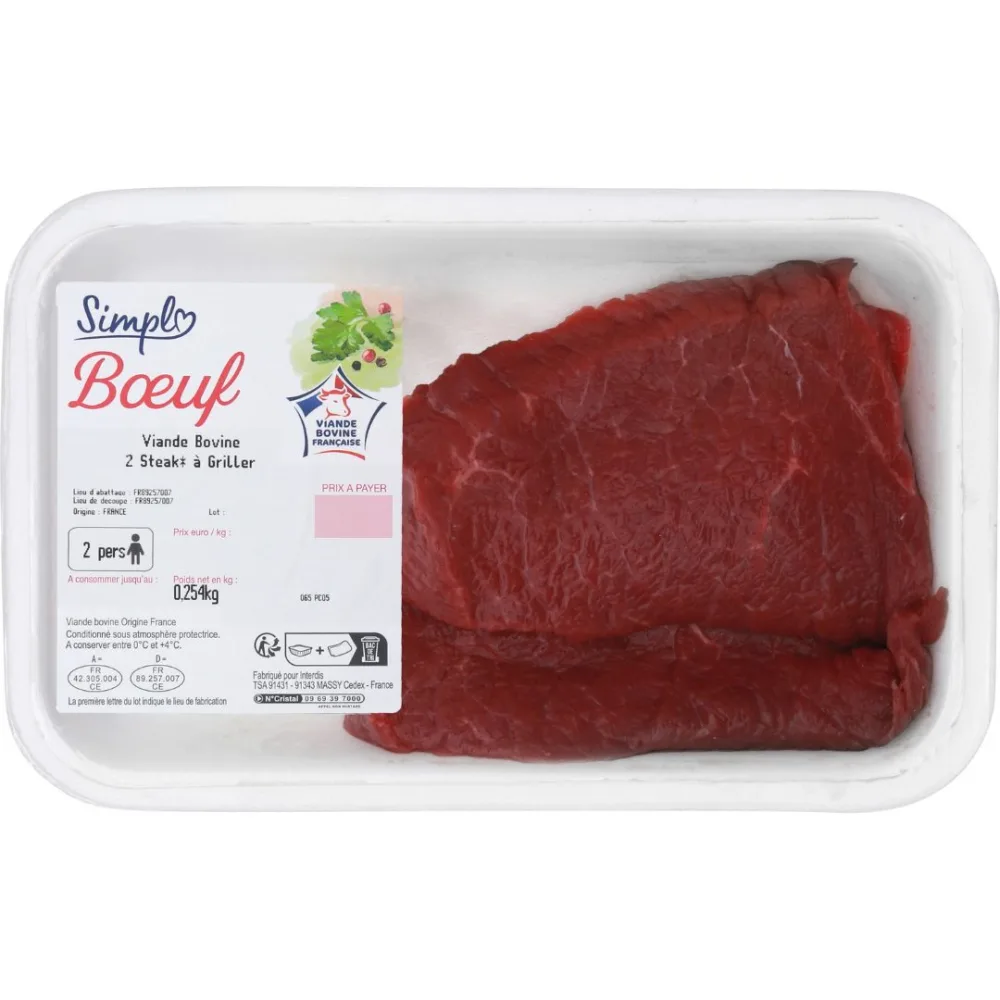 Steak boeuf