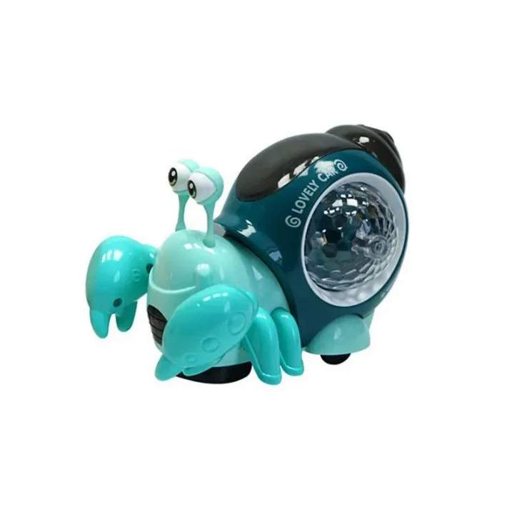 Jouet interactif musical lumineux escargot rampant - jouet éducatif précoce pour bébés et tout-petits ! cadeau de pâques