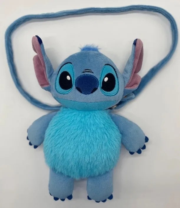 Plush bag with a cord
