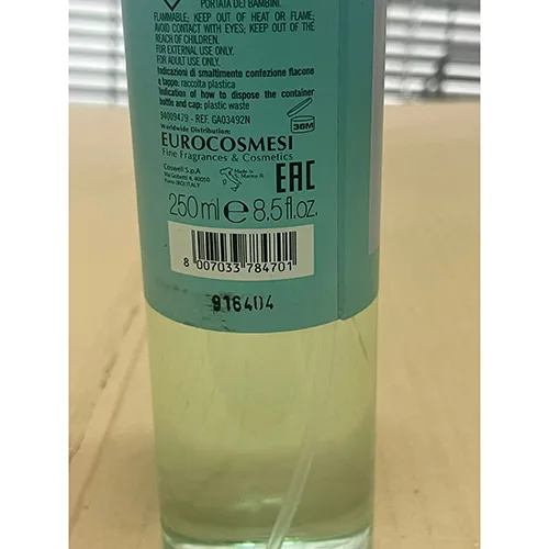 Scented body water