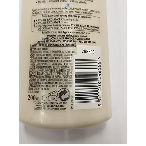 Cleansing milk