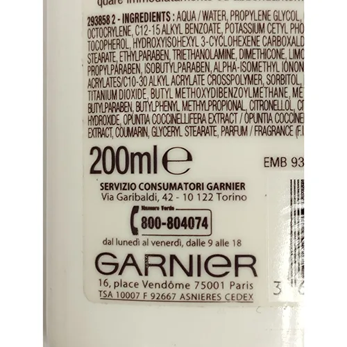 Sun protection milk