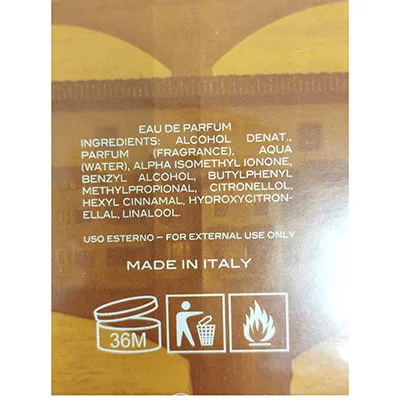 Eau de toilette