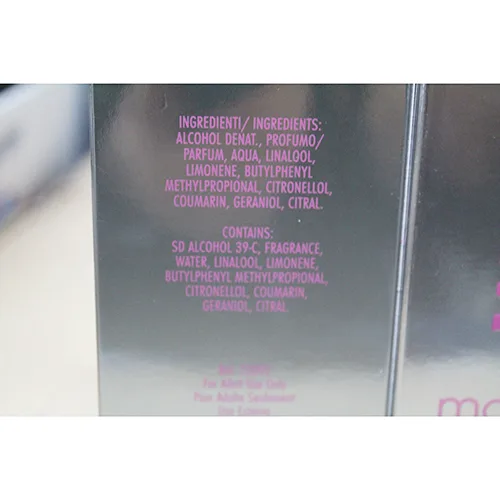 Eau de toilette