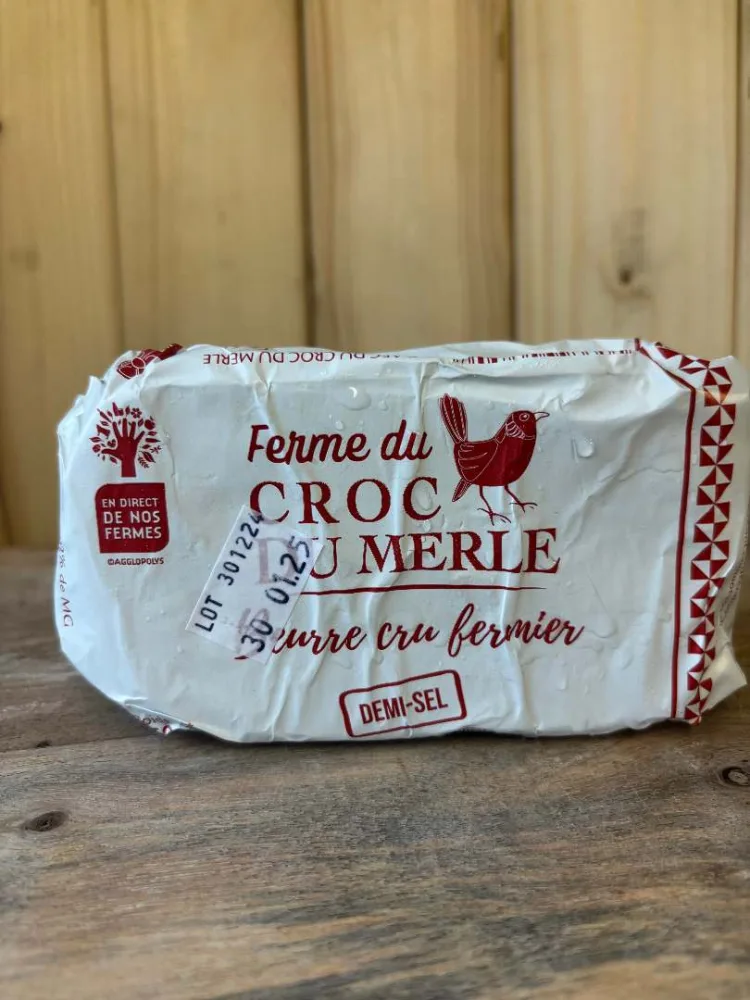 Beurre doux et beurre demi sel