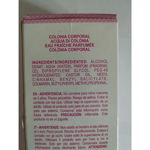 Eau de cologne