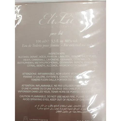 Eau de toilette