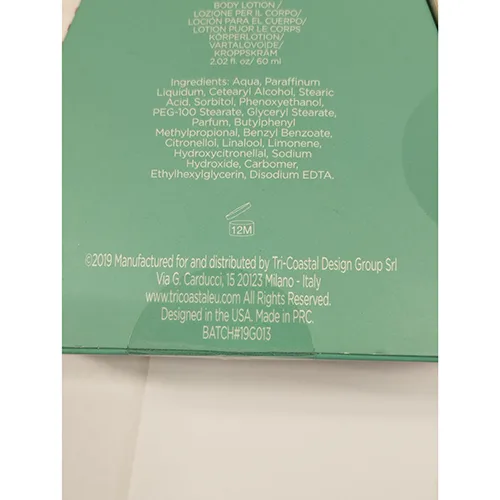Body lotion
