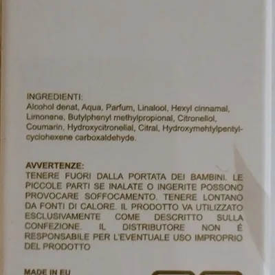 Eau de toilette