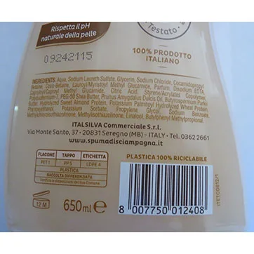 Bath and shower cream