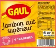 Jambon cuit superieur
