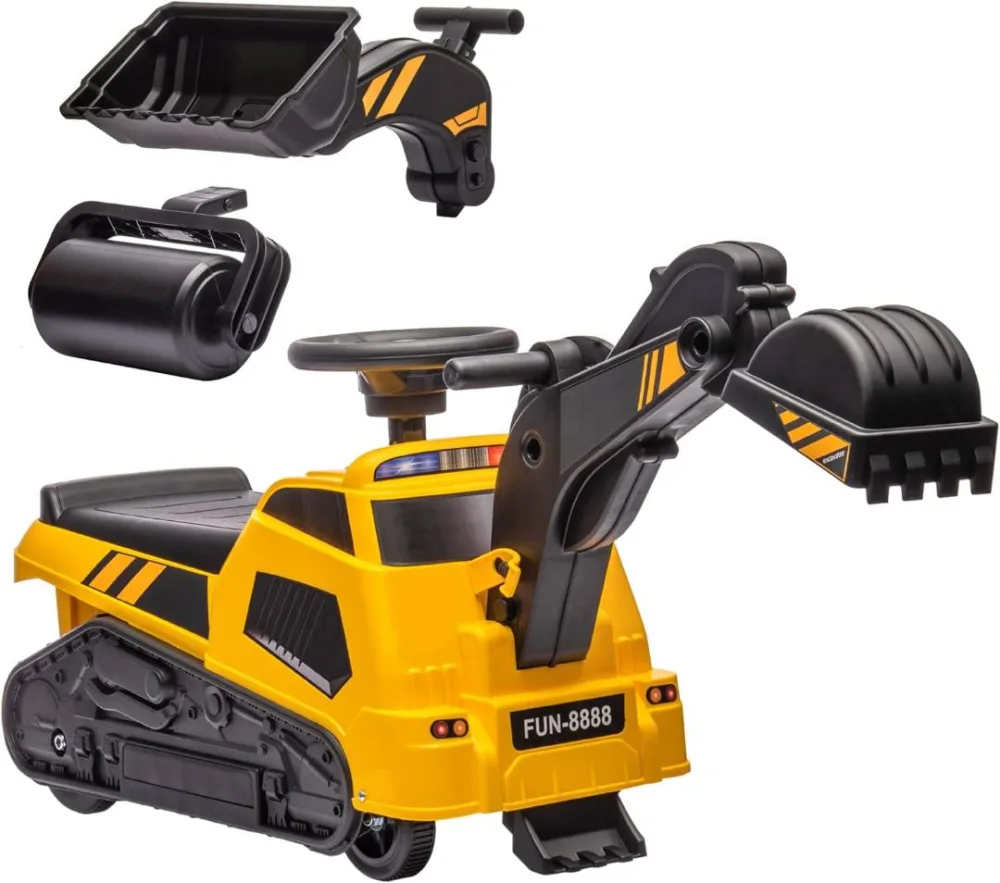 Tracteur tractopelle enfant porteur