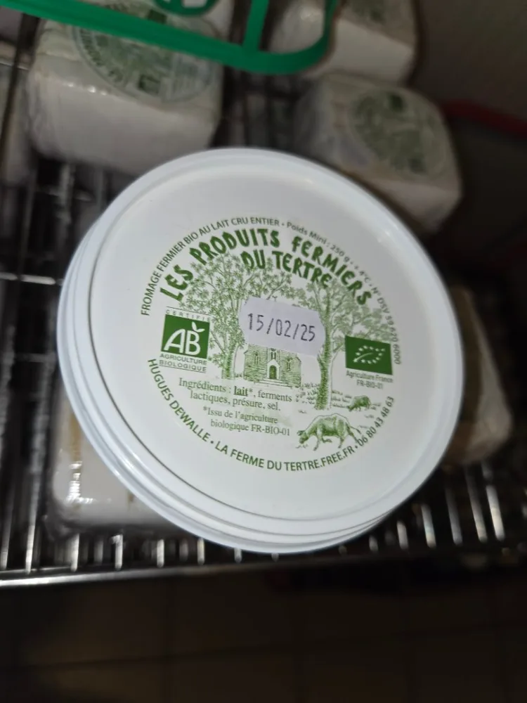 Carre du tertre , le villersois , creme fraiche , beurre