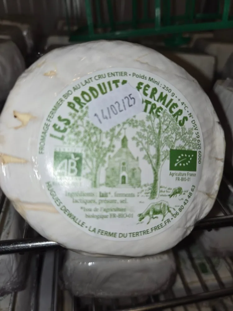 Carre du tertre , le villersois , creme fraiche , beurre