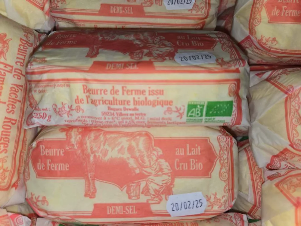 Carre du tertre , le villersois , creme fraiche , beurre