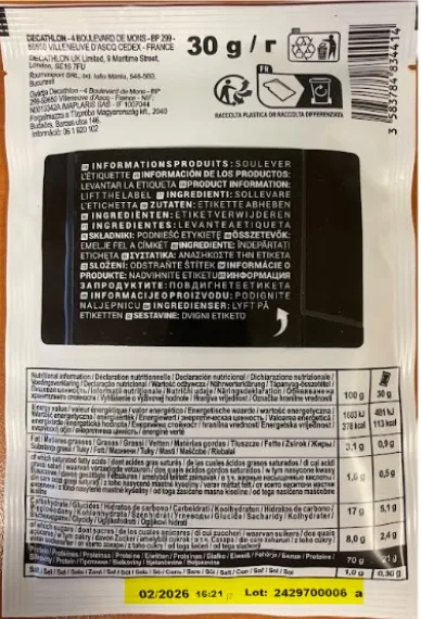 Whey protein chocolat 30g