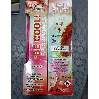 Hair colouring mousse