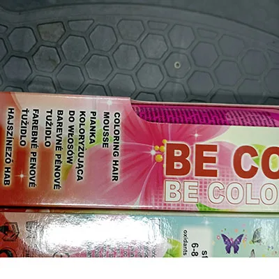 Hair colouring mousse