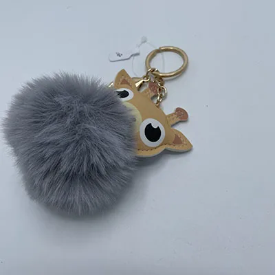 Key ring with soft toy