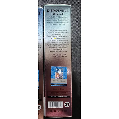 Disposable electronic cigarette