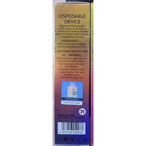 Disposable electronic cigarette