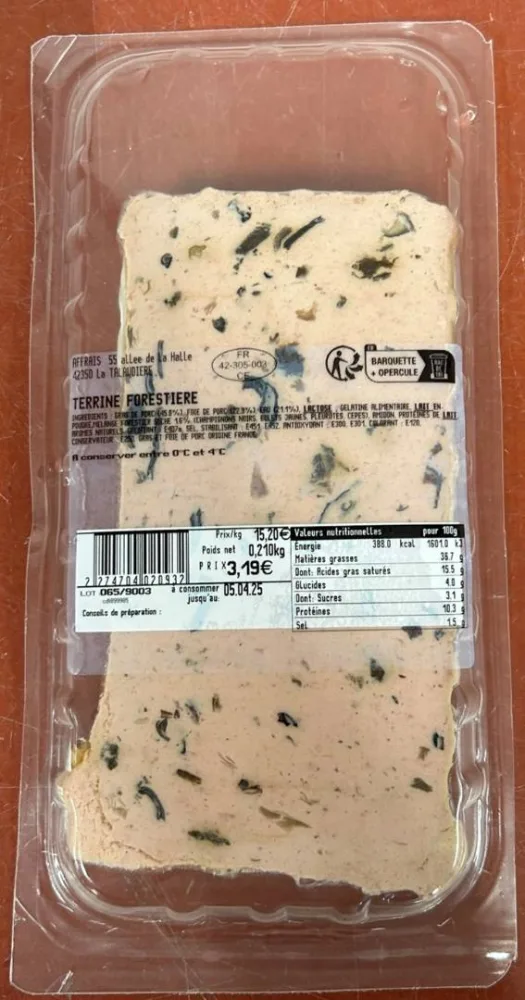 Terrine forestiere