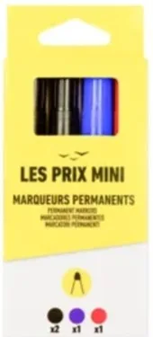 Marqueurs permanents (code ean : 3539012004456)