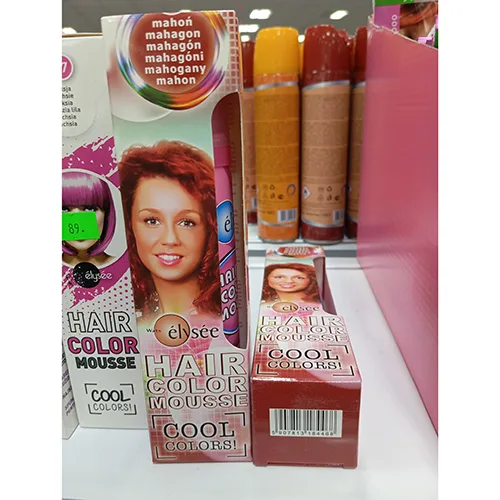 Hair colouring mousse