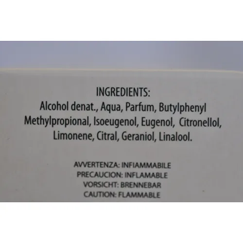 Eau de toilette