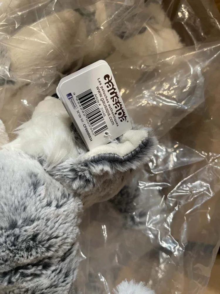 Peluche husky 20 cm
