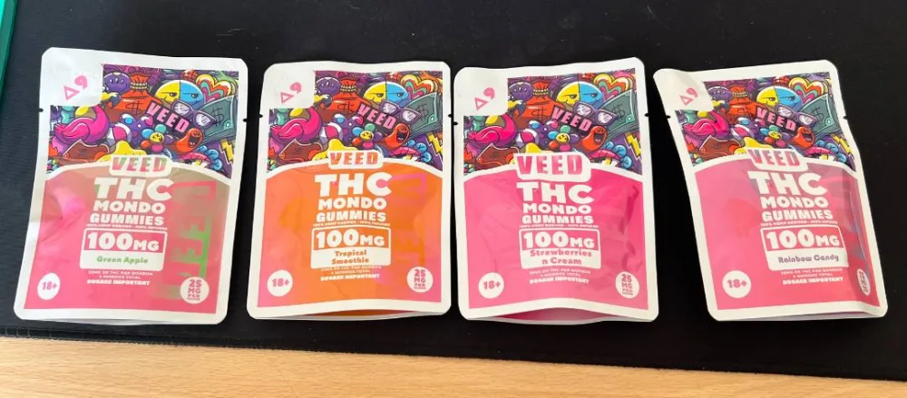 Gummies delta 9 x4 100mg veed