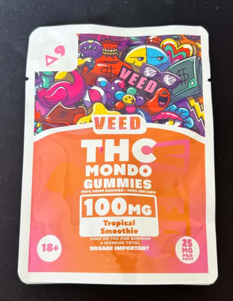 Gummies delta 9 x4 100mg veed