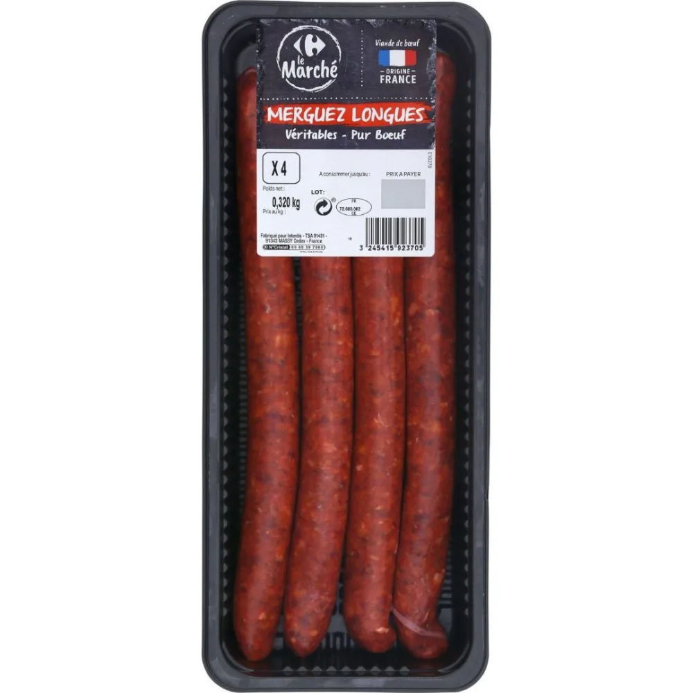 Merguez et plateaux grill