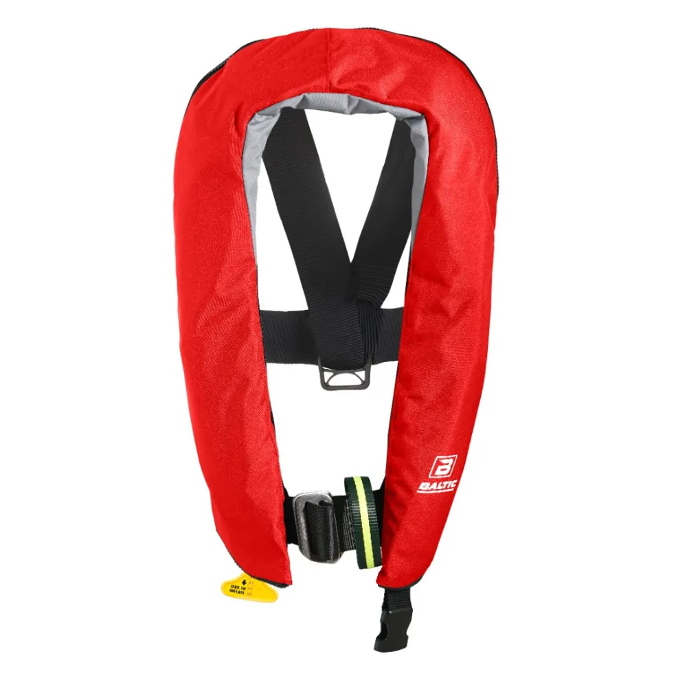 Gilet de sauvetage gonflable automatique de marque baltic avec déclencheur hydrostatique hammar - modèle breeze ou winner
