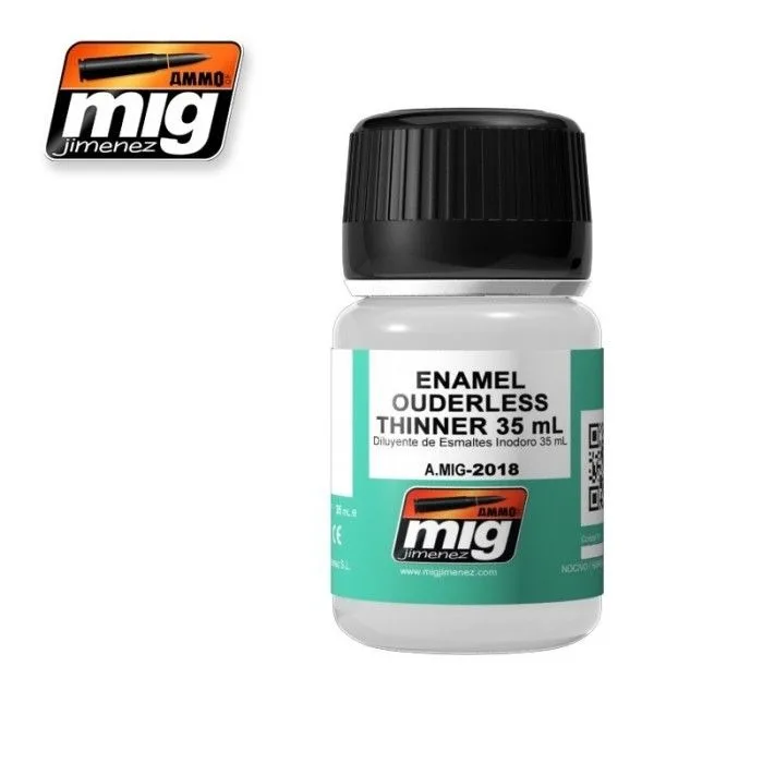 Enamel odourless thinner