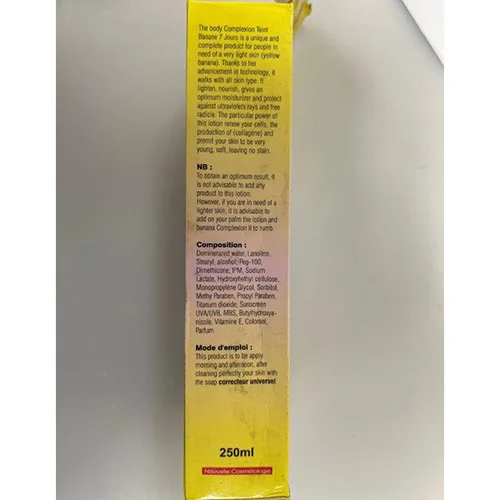 Skin lightening lotion