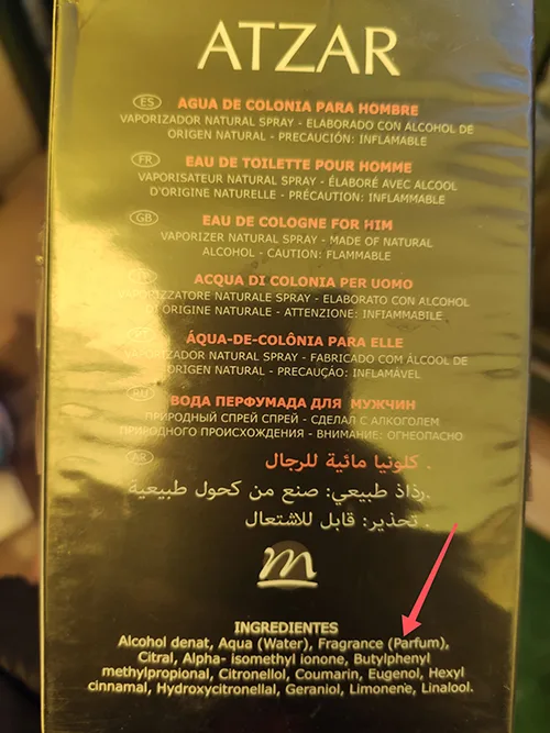 Eau de toilette