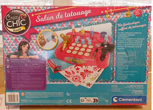 Toy tattoo kit