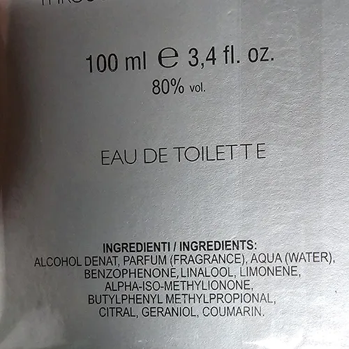 Eau de toilette