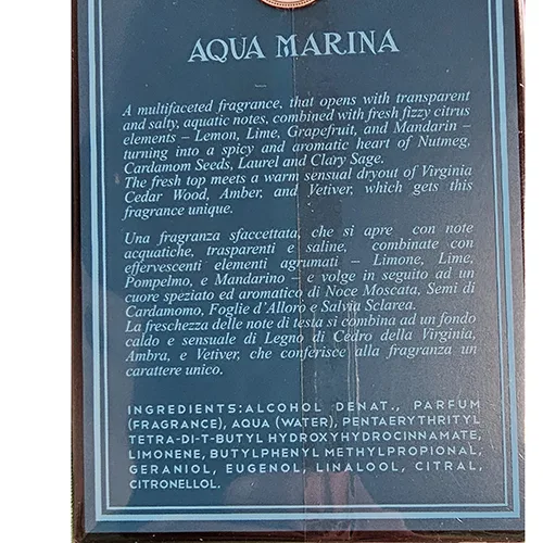 Eau de toilette