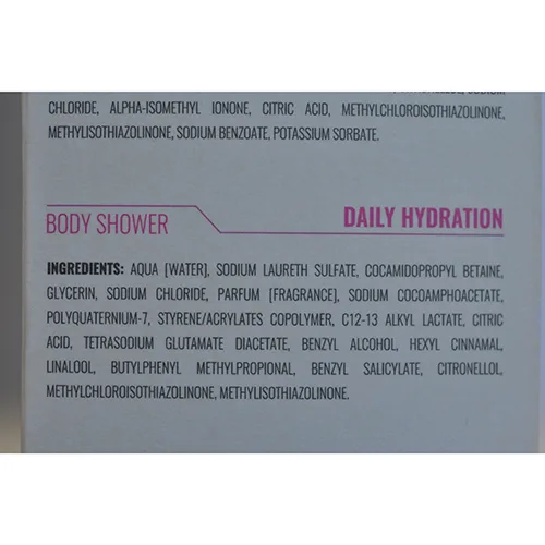 Shampoo and shower foam